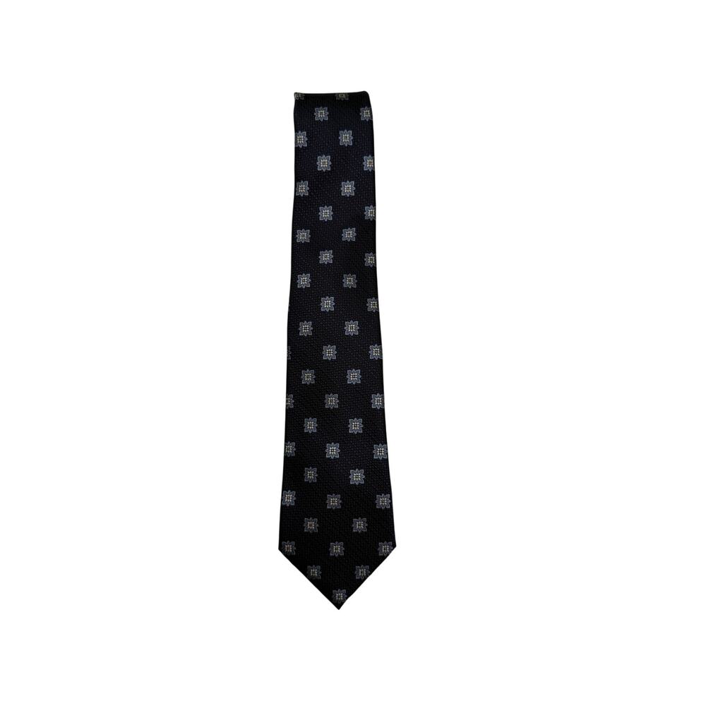 NEW $195 Ermenegildo Zegna Navy Blue Tie